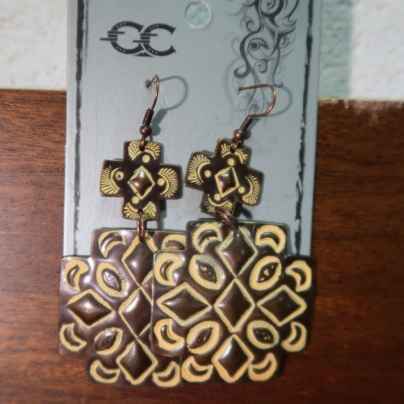 Cowboy Collection Pierced Earrings with Hypoallergenic Posts (Made in USA) - Picture 1 of 2